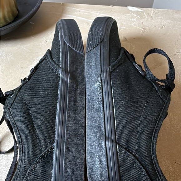 Vans All-Black Canvas Sneakers - Picture 6 of 10